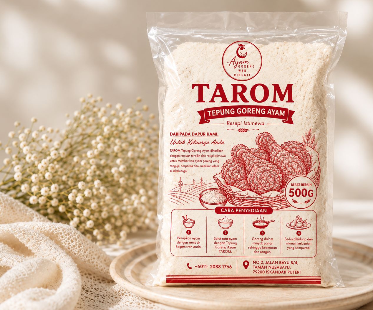 TAROM Tepung Goreng Ayam 500g